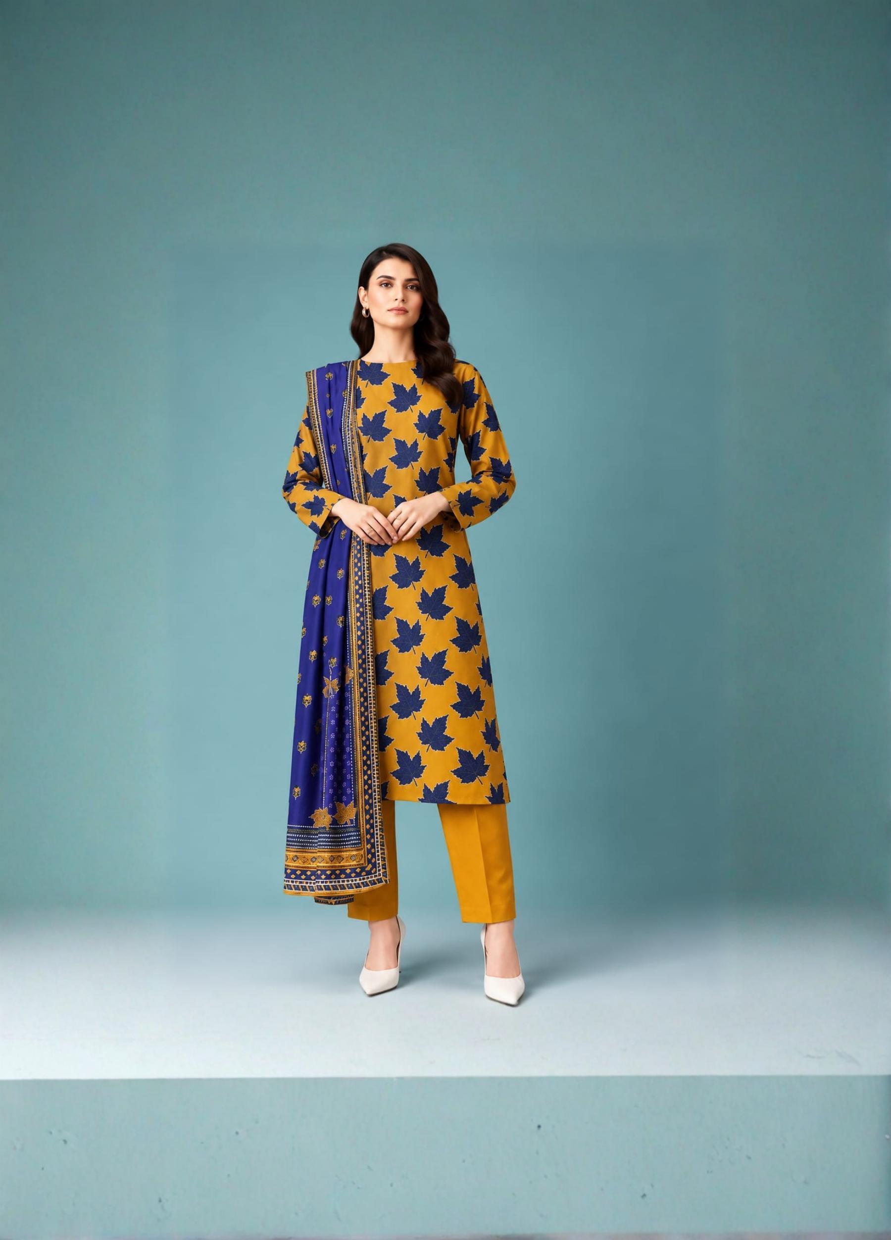Bareeze 601 Summer Digital Classic 3PC Collection – Article 06