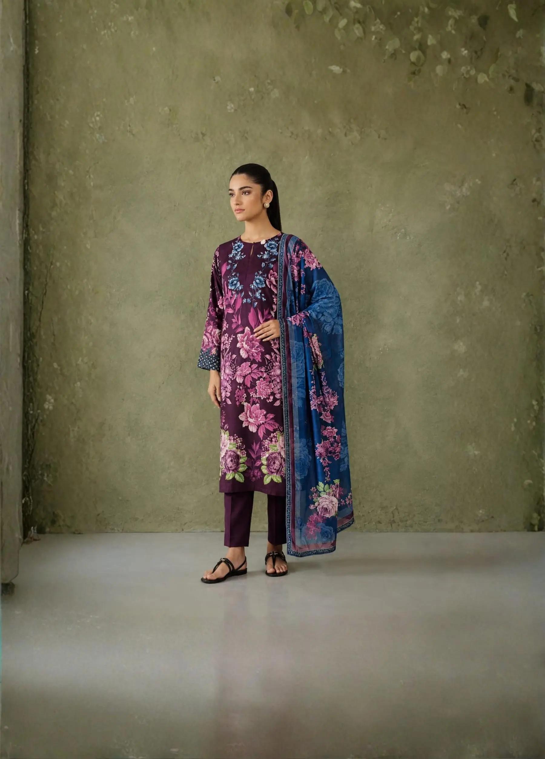 Sapphire Inter Summer Collection – Unstitched Lawn 3PC | Article 02