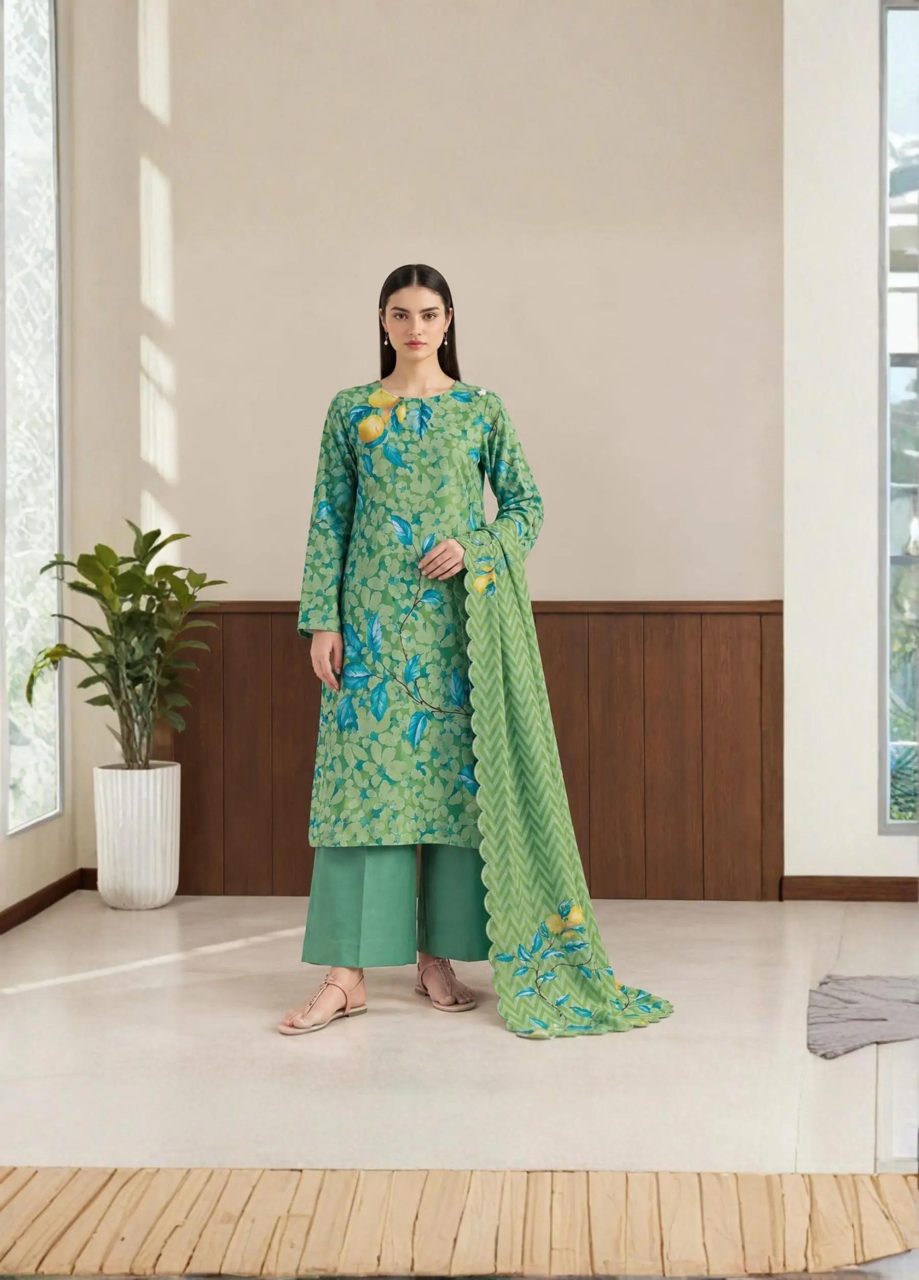 Sapphire Inter Summer Collection – Unstitched Lawn 3PC | Article 05