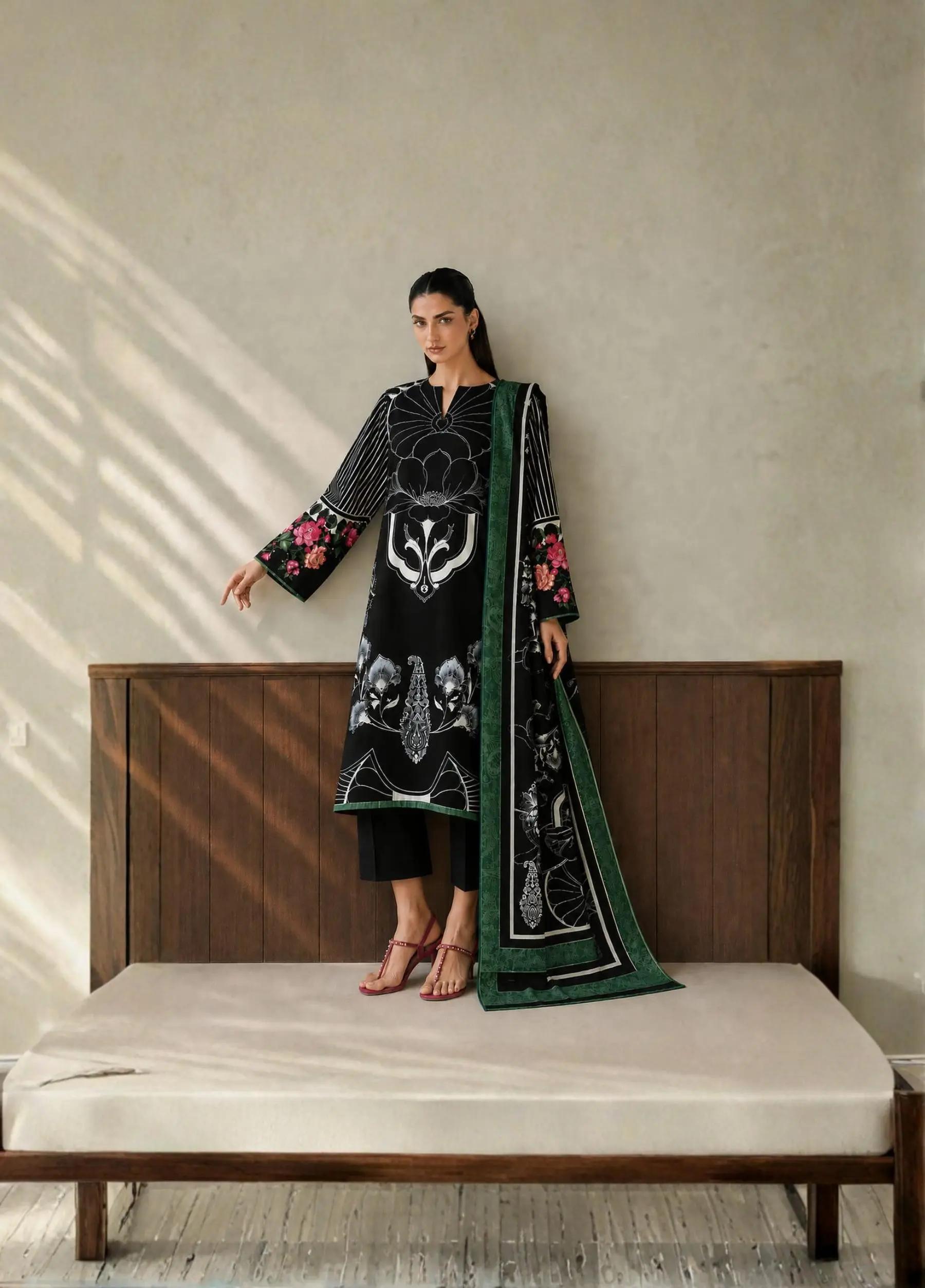 Sapphire Inter Summer Collection – Unstitched Lawn 3PC | Article 07