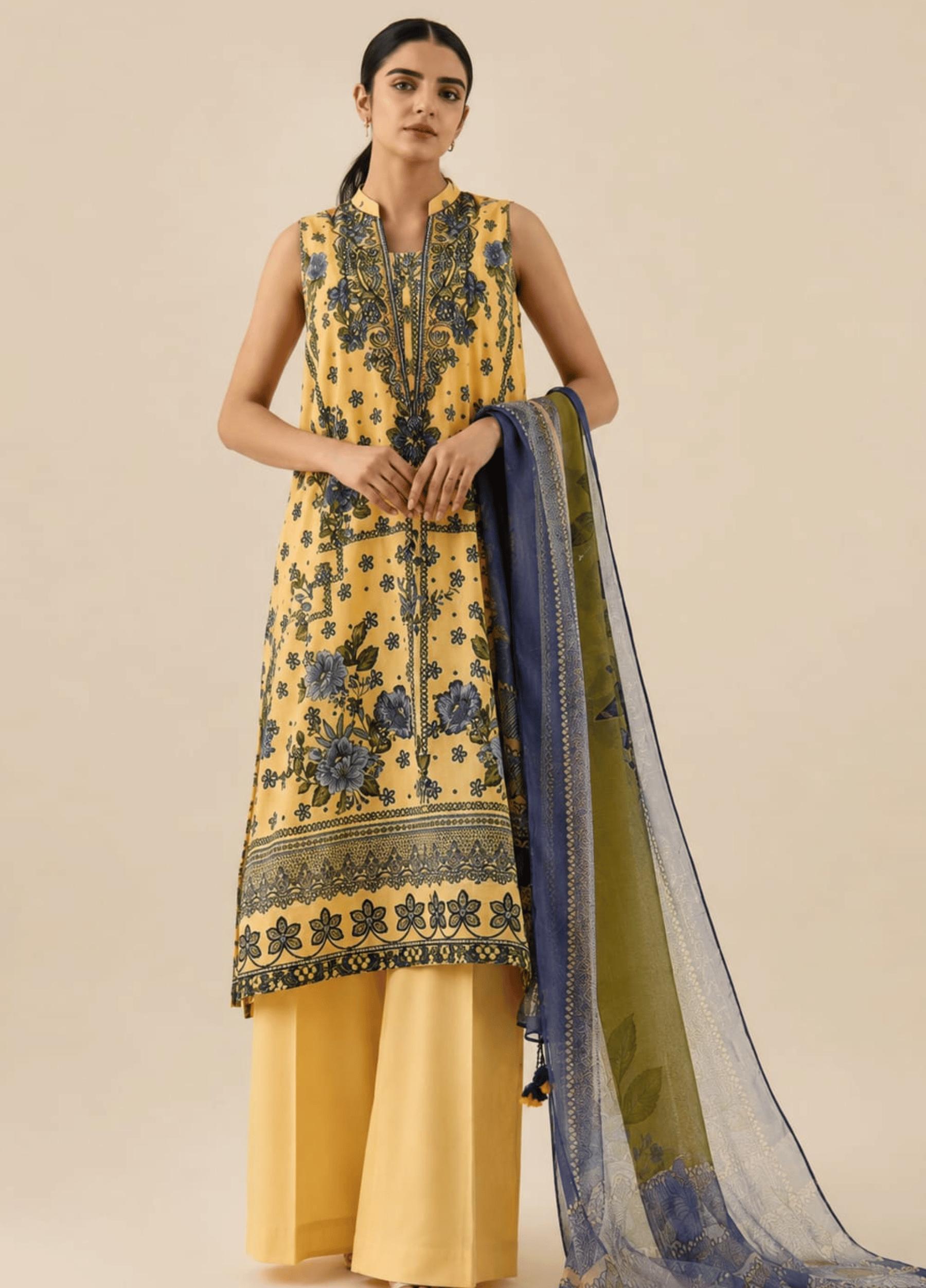 Sapphire Inter Summer Collection – Unstitched Lawn 3PC | Article 10