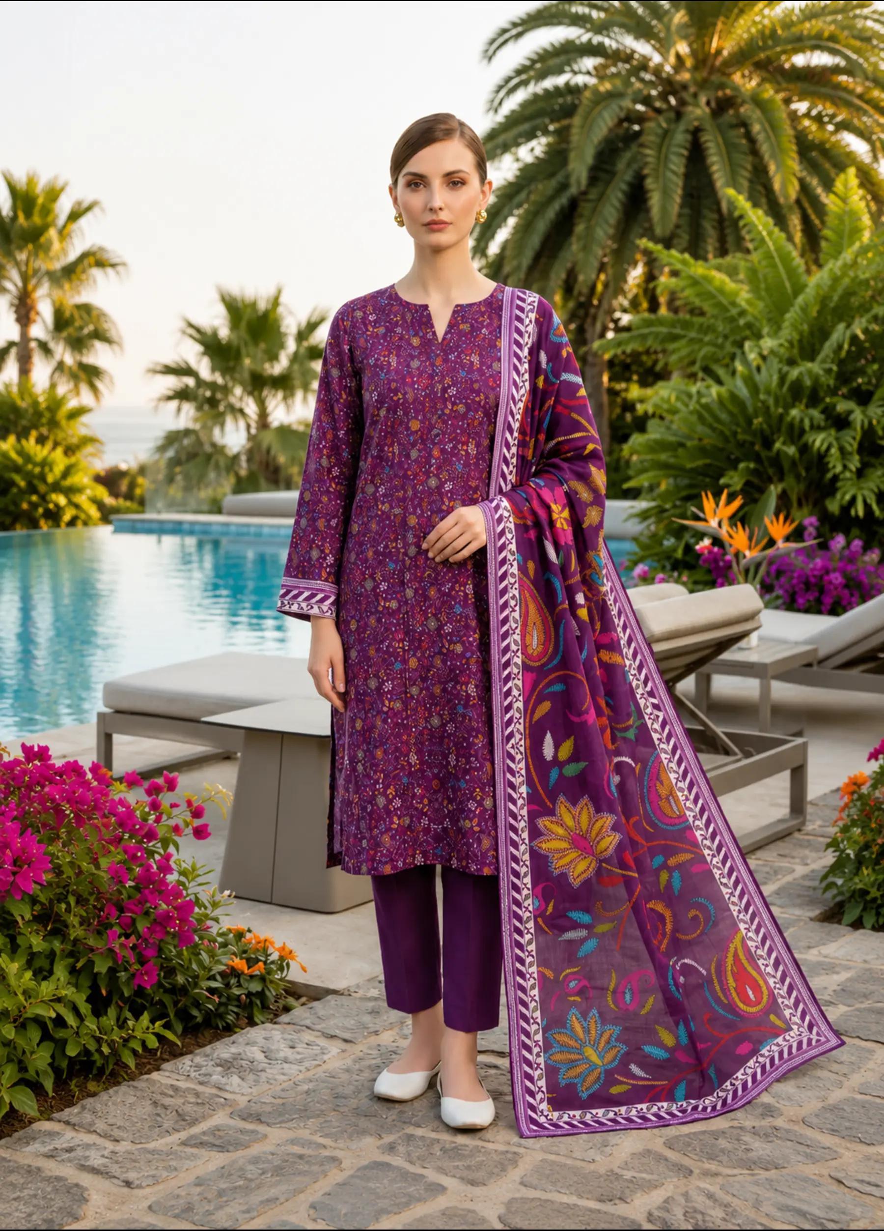 Ada By Ayla Hijab | Summer Volume 01 | Premium Lawn Fabric | Article 05