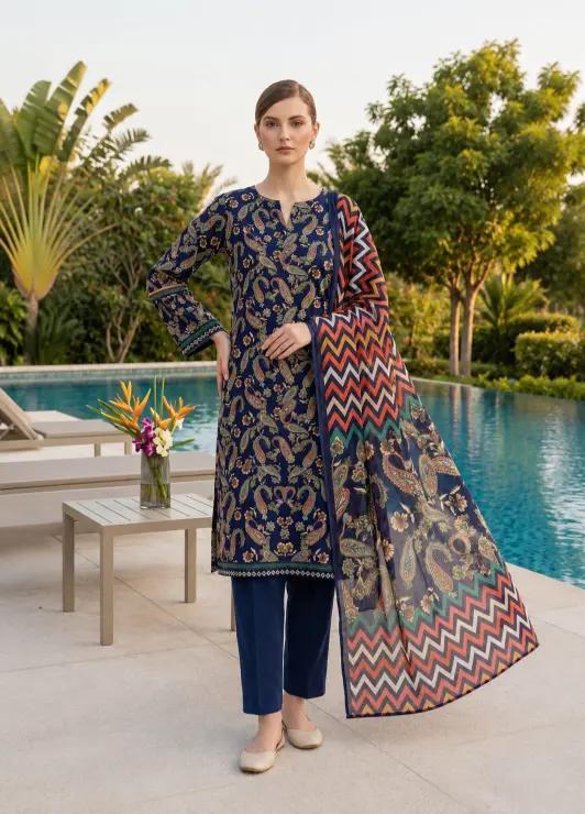 Ada By Ayla Hijab | Summer Volume 01 | Premium Lawn Fabric | Article 06