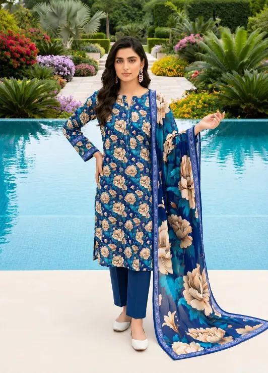 Ada By Ayla Hijab | Summer Volume 01 | Premium Lawn Fabric | Article 08