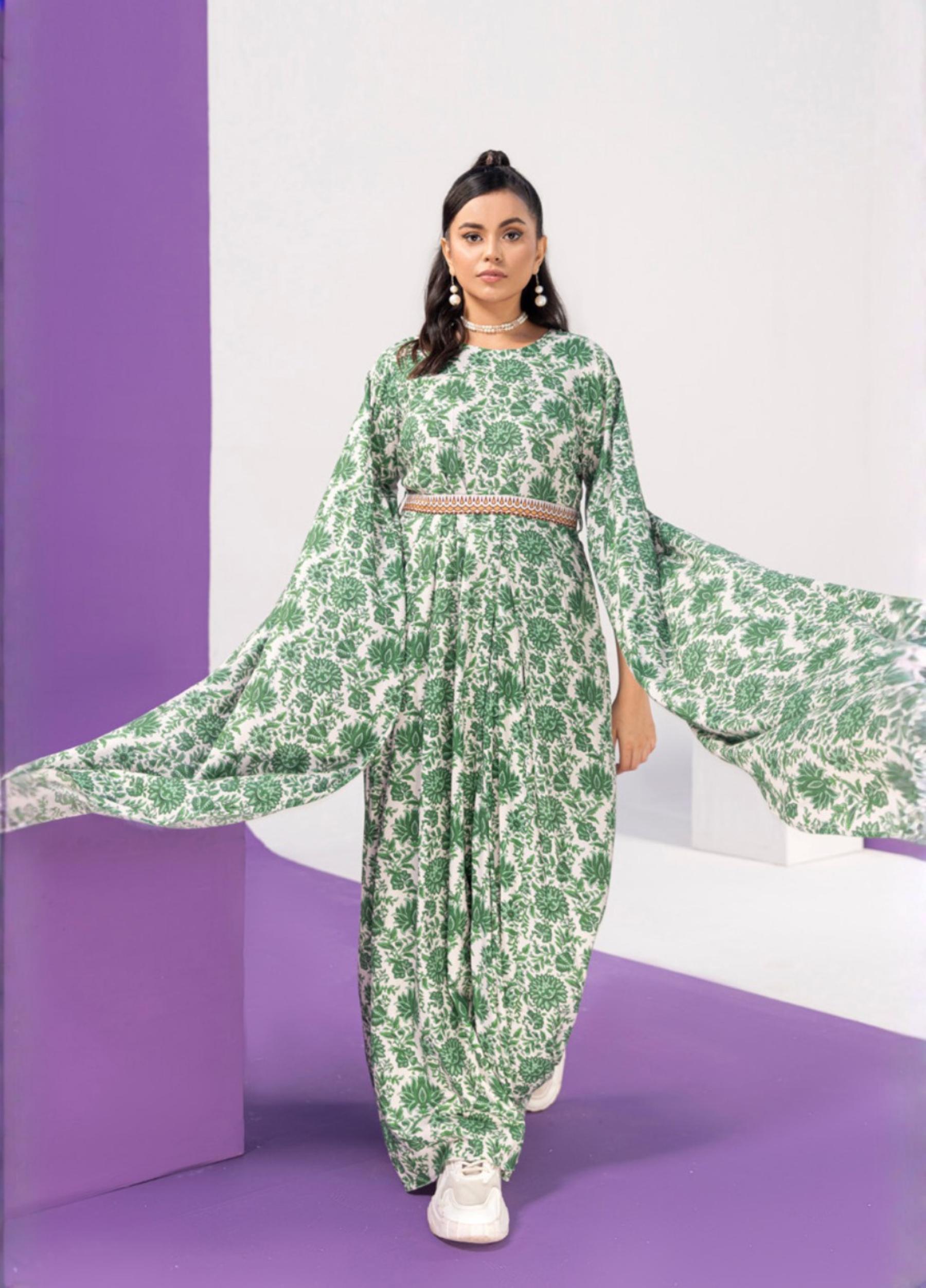JAHANARA Unstitched LUXURY Linen Print 2 Piece Suits Design:j22-05