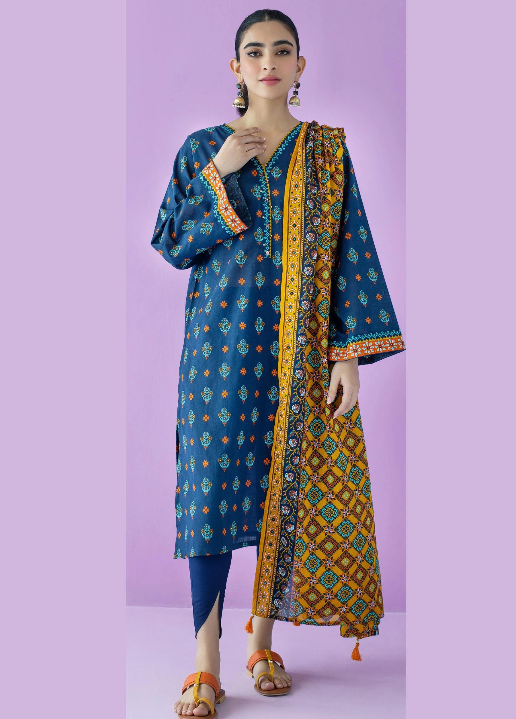 Orient Basic Lawn Collection – 3 Piece Suit Article: OTL-23-121