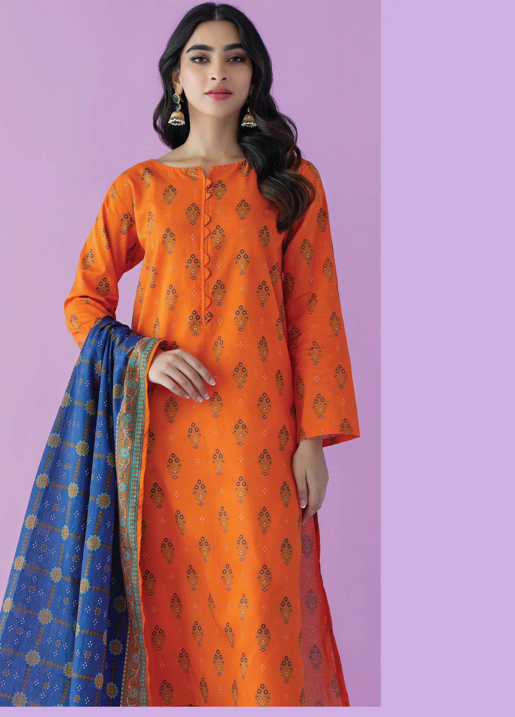 Orient Basic Lawn Collection – 3 Piece Suit Article: OTL-23-145