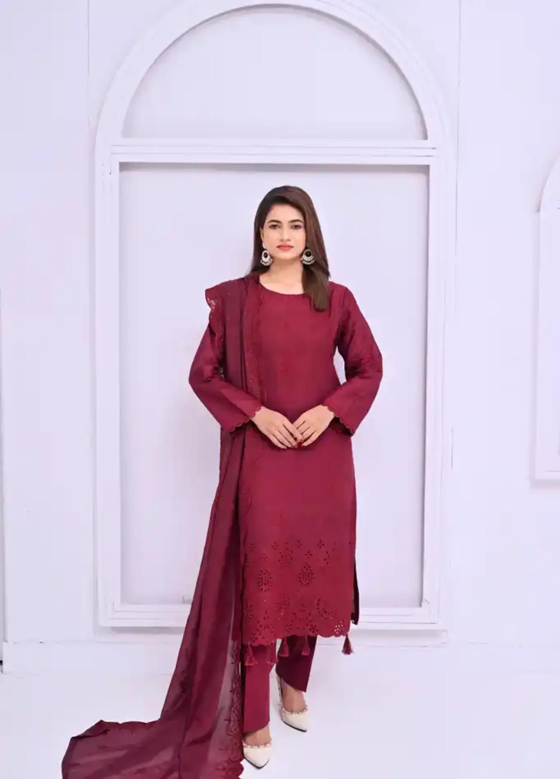 Janan by I.A Apparel Embroidered 3 PC Suit – Summer Collection Article 03