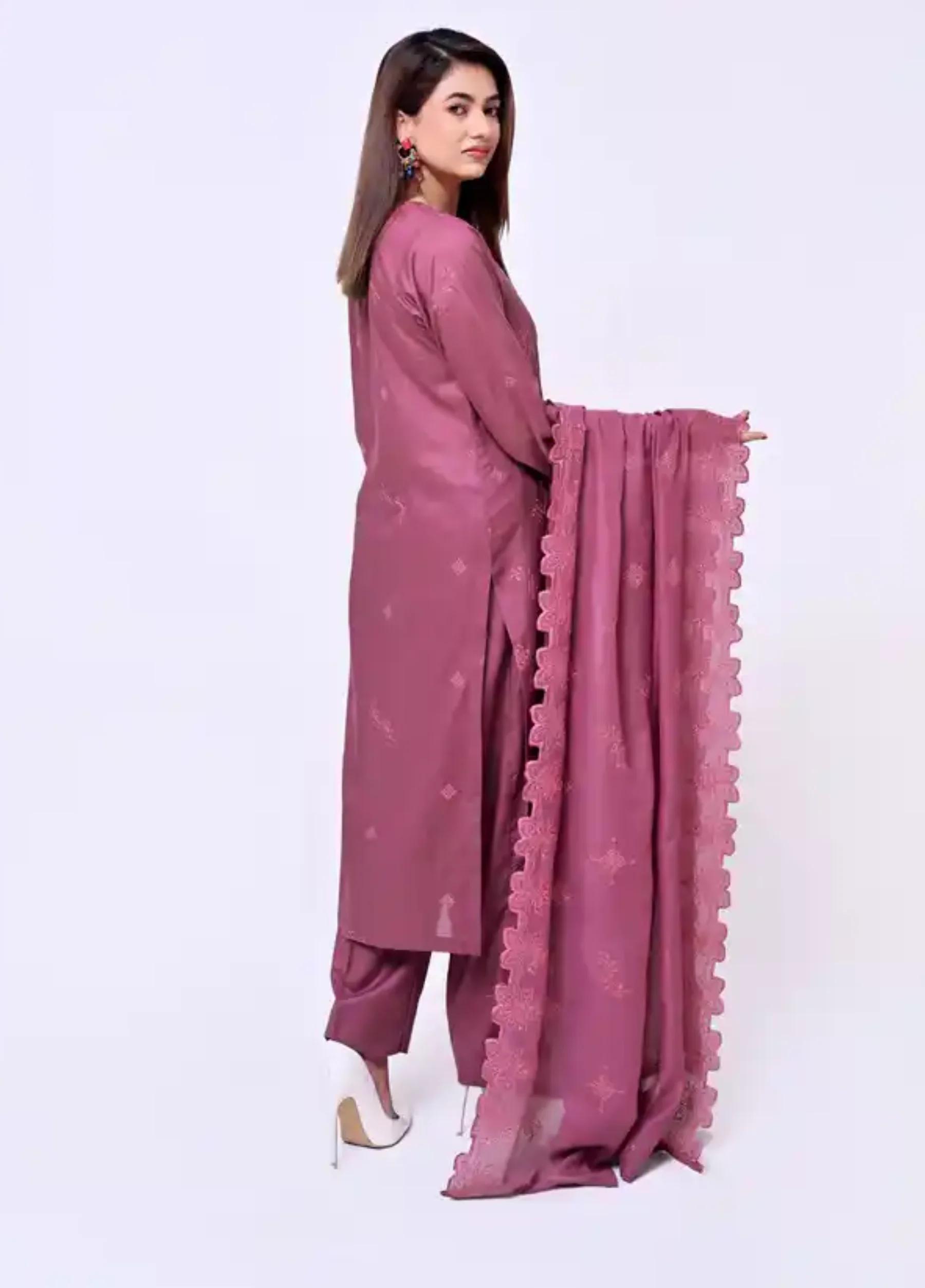 Janan by I.A Apparel Embroidered 3 PC Suit – Summer Collection Article 04 - alternate view