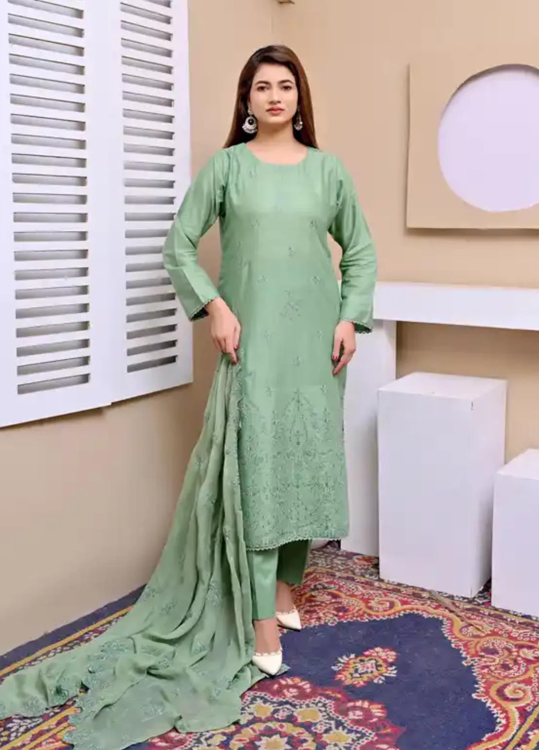 Janan by I.A Apparel Embroidered 3 PC Suit – Summer Collection Article 07