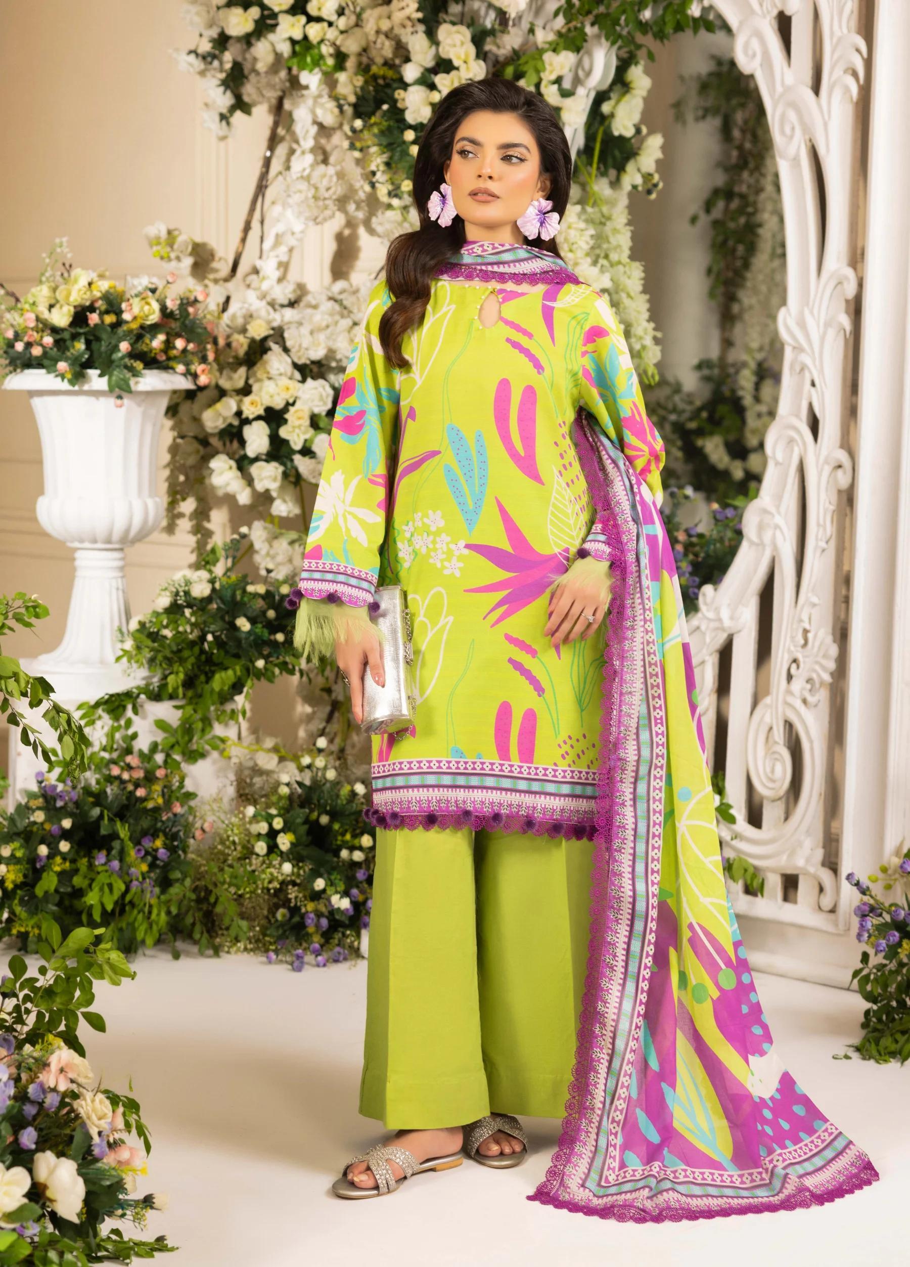 Naqsh by Rangreza Summer Glow Luxury Lawn Unstitched 3-Piece Suit – Article 00155