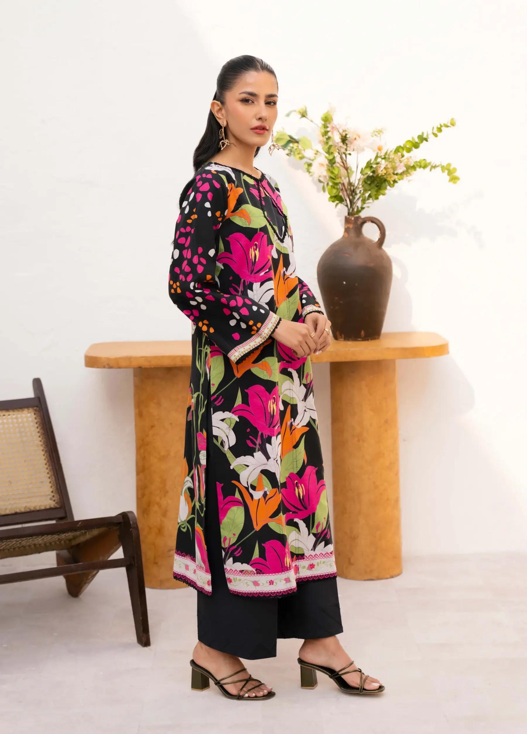 Naqsh Dune & Bloom Summer Collection – 2PC Suit | Article 00220 - alternate view