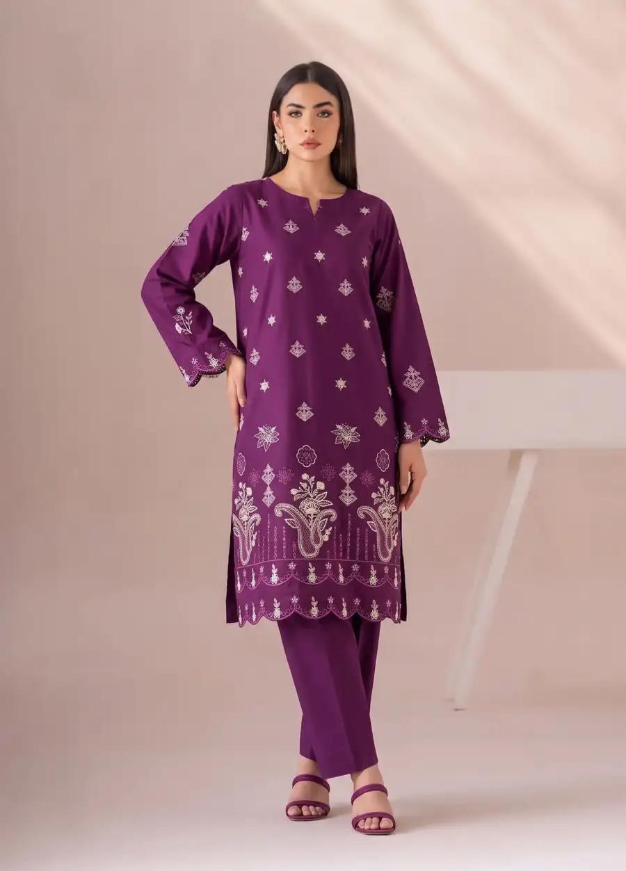 RAABI Vol-11 – 2PC Unstitched Embroidered Collection | Article 08