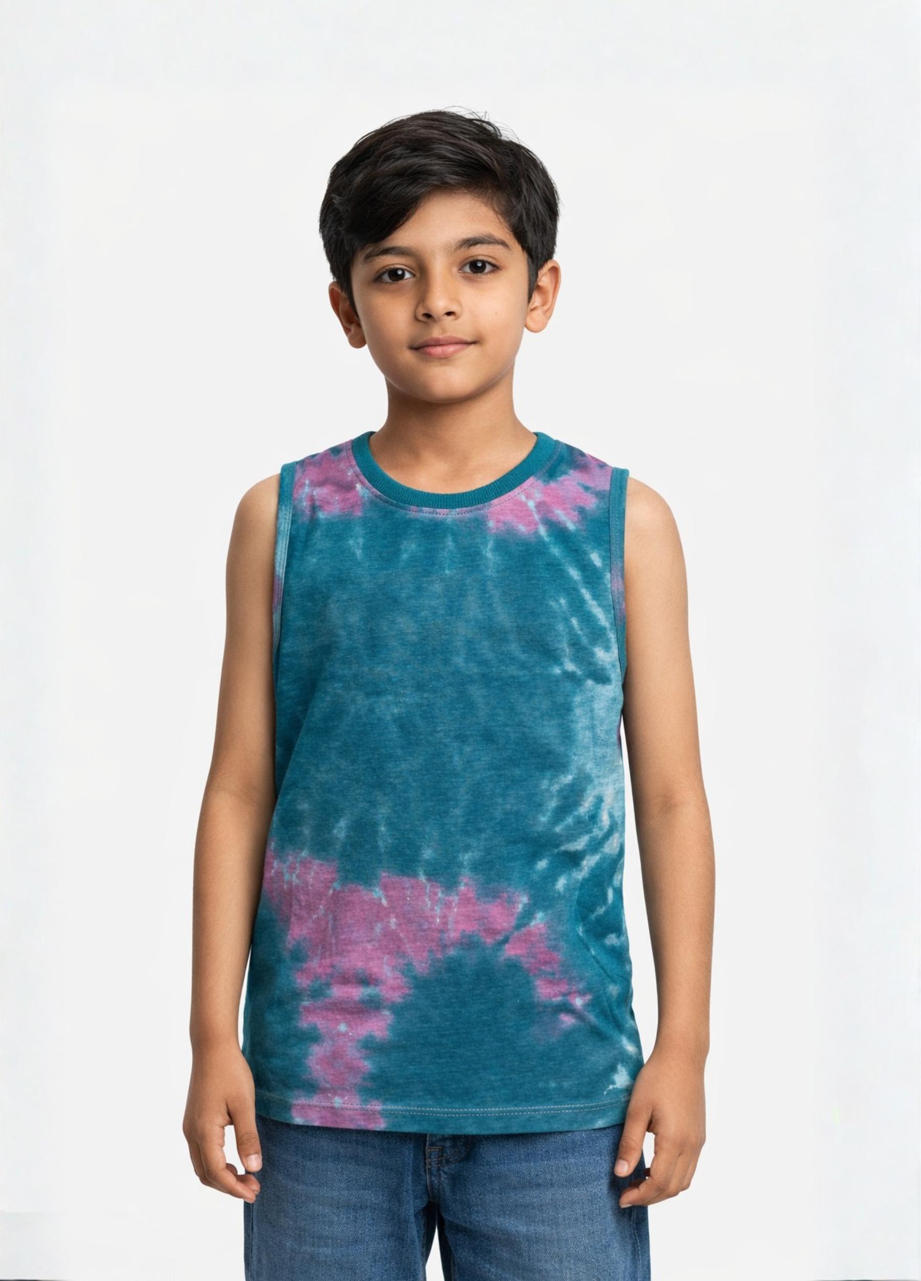 PAPPER LAND Kid SET VEST GRAPHIC 1 piece shirt -Winter Collection