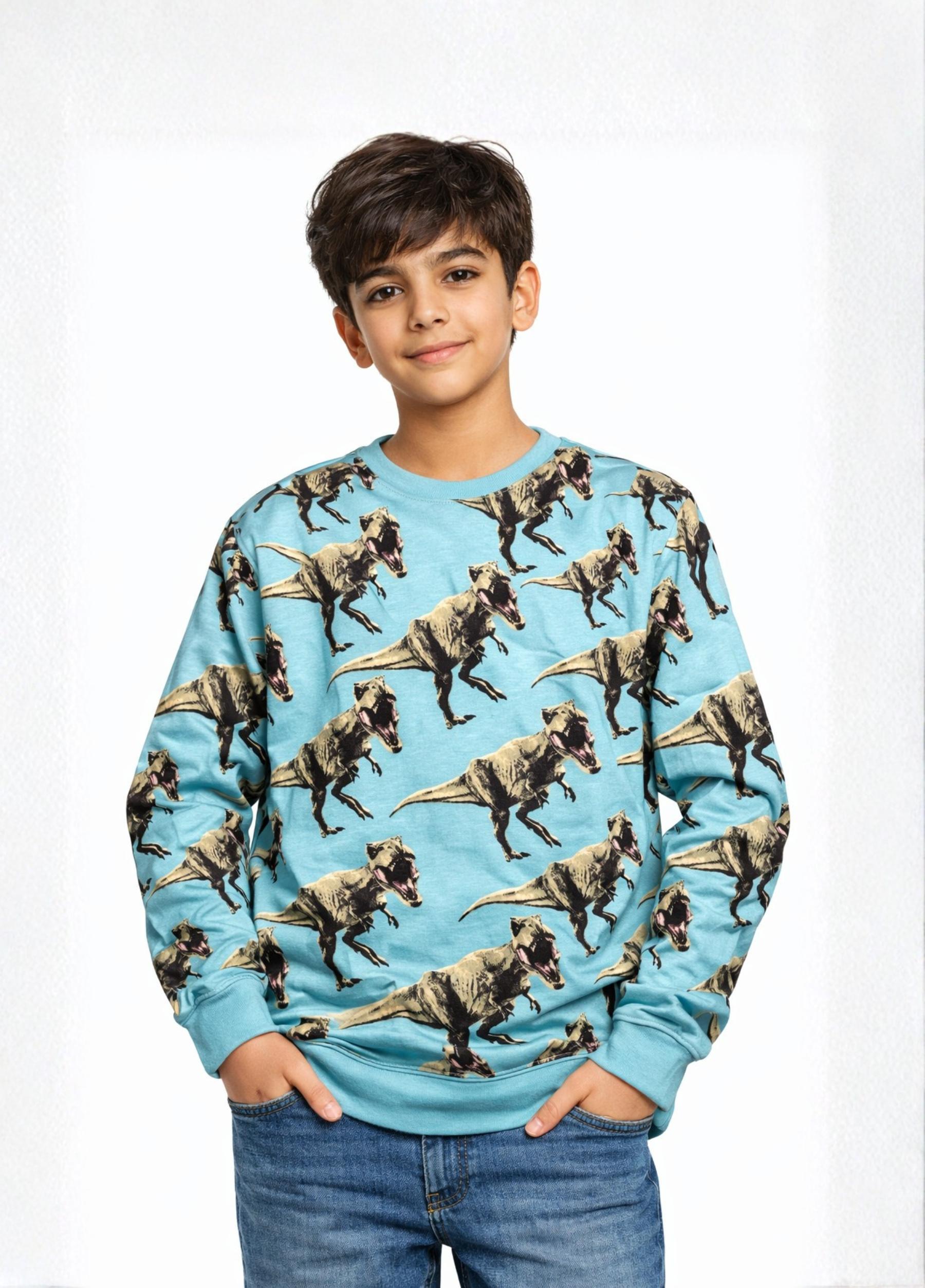 PEPPER LAND Kids JURASSIC PARK SW 1 Piece Shirt - Winter Collection