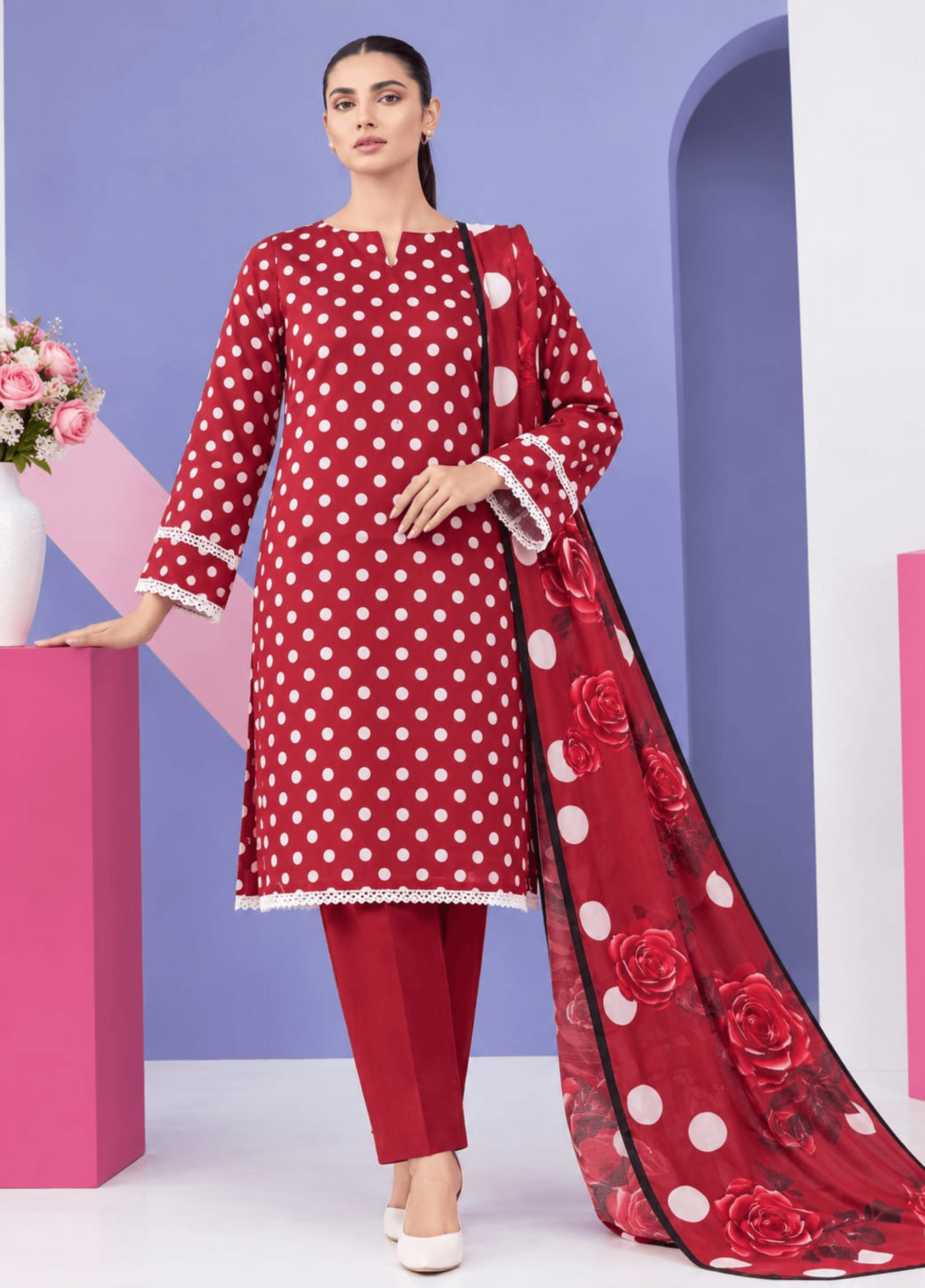 Libas Exclusive Digital Printed Lawn Summer Collection – 3PC Suit | Article 03