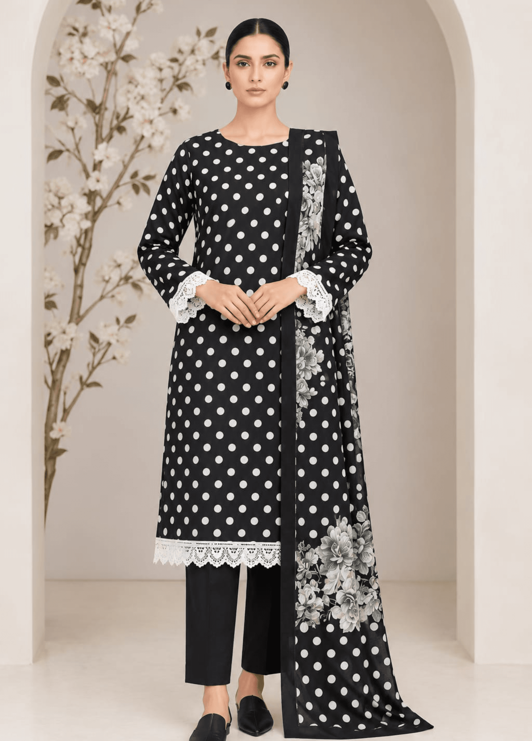 Libas Exclusive Digital Printed Lawn Summer Collection – 3PC Suit | Article 08