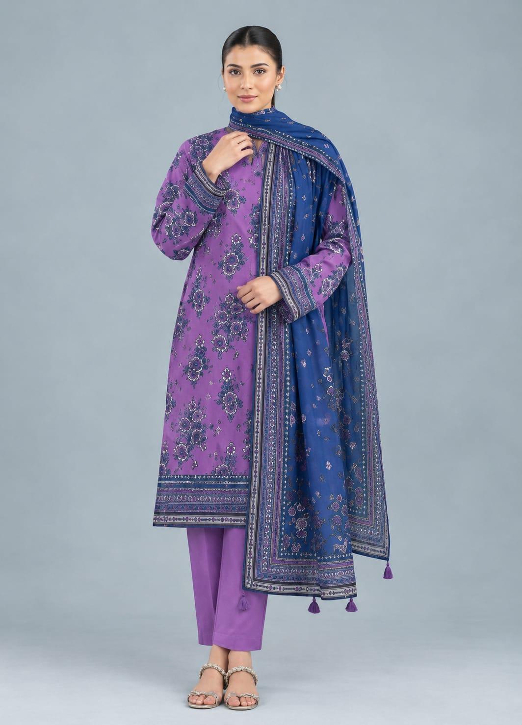 Nishat Printed Linen Winter Collection – Article 01