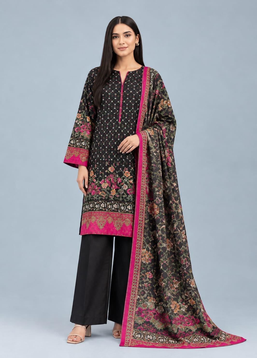 Nishat Printed Linen Winter Collection – Article 04