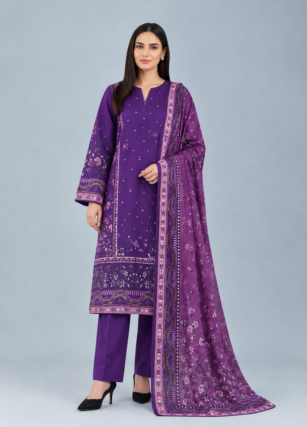 Nishat Printed Linen Winter Collection – Article 05