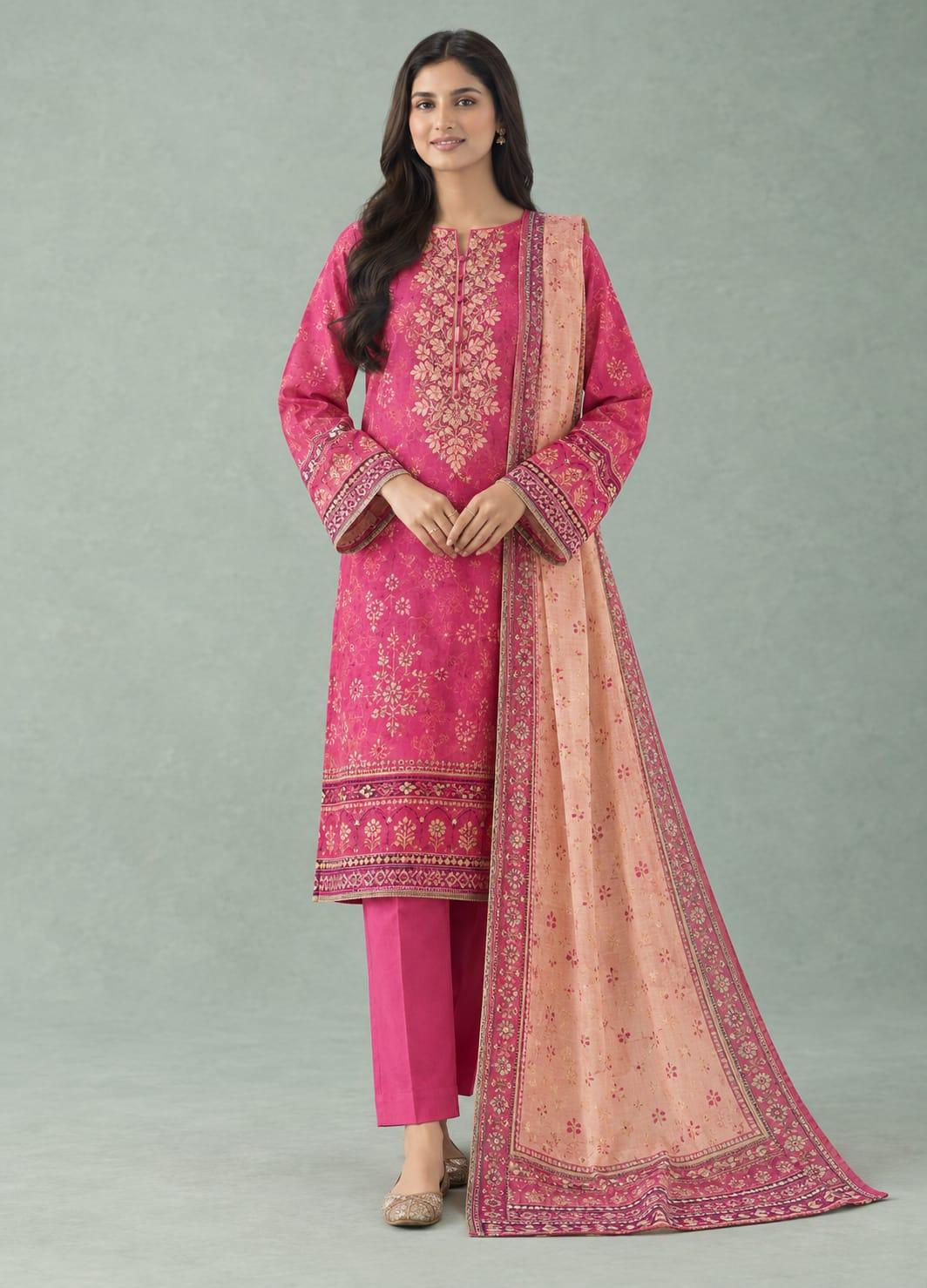 Nishat Printed Linen Winter Collection – Article 09