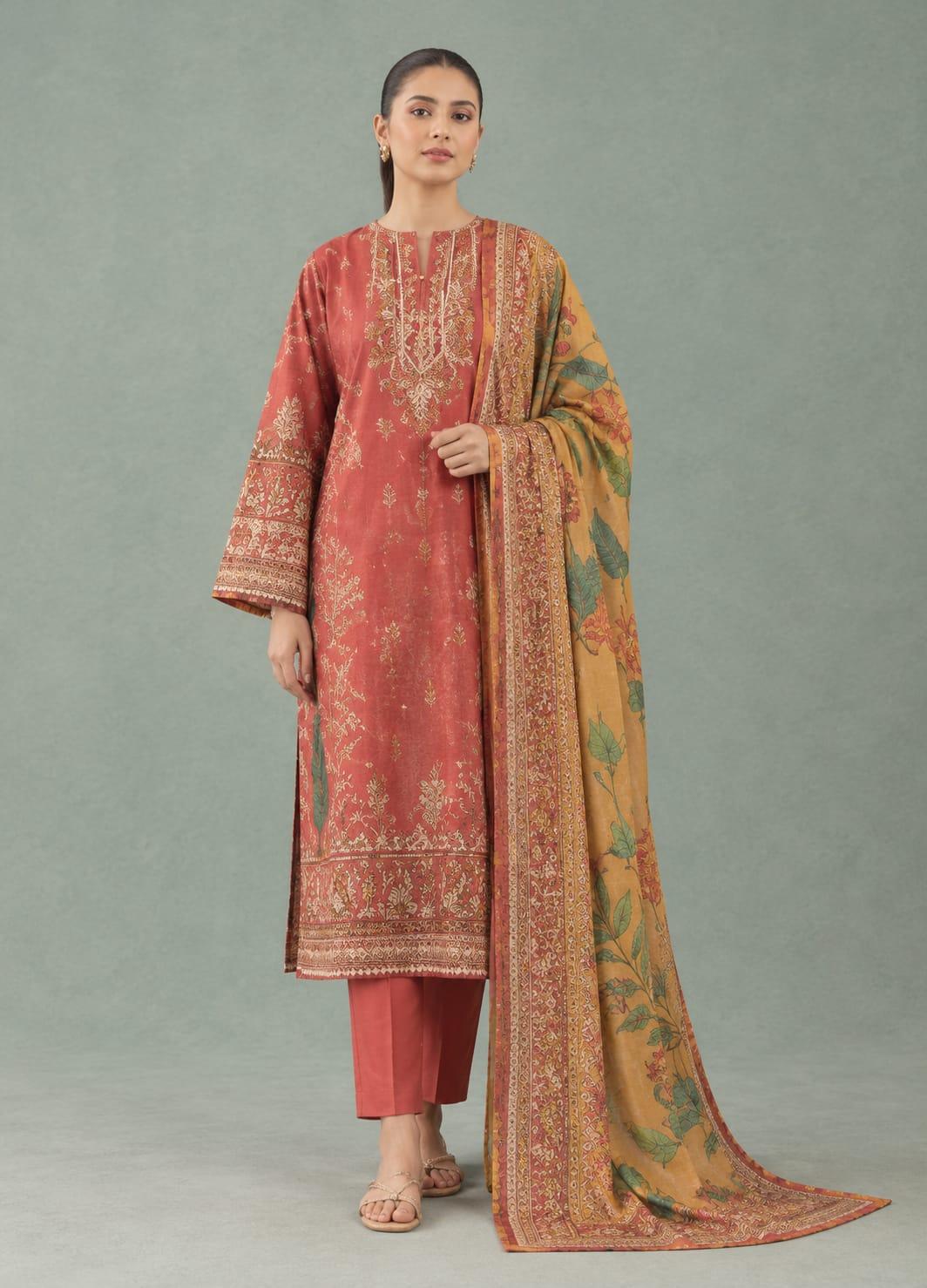 Nishat Printed Linen Winter Collection – Article 10